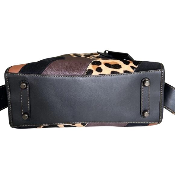 COACH ROGUE 30 1941 LEOPARD PATCHWORK NWOT - Picture 5 of 8